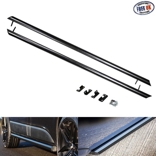 Black side step bar - black,